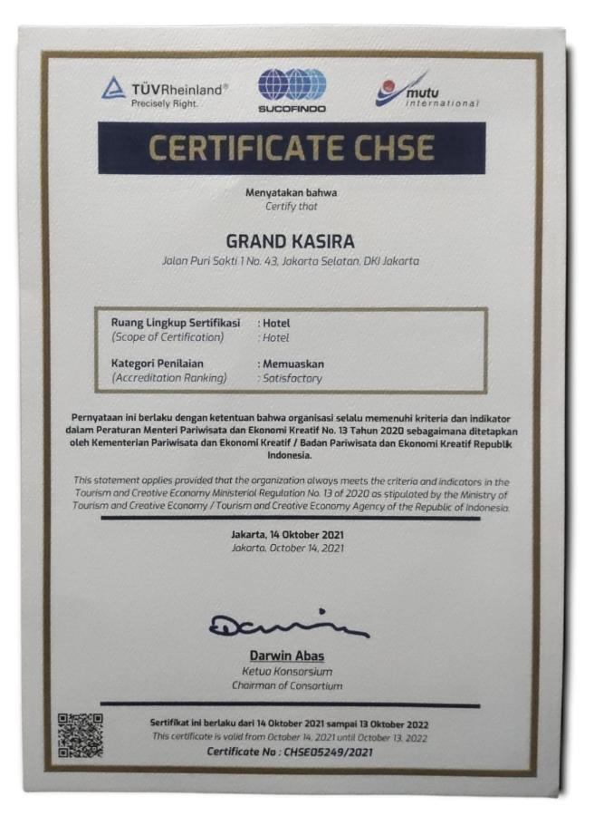 Grand Kasira Hotel Джакарта Екстериор снимка